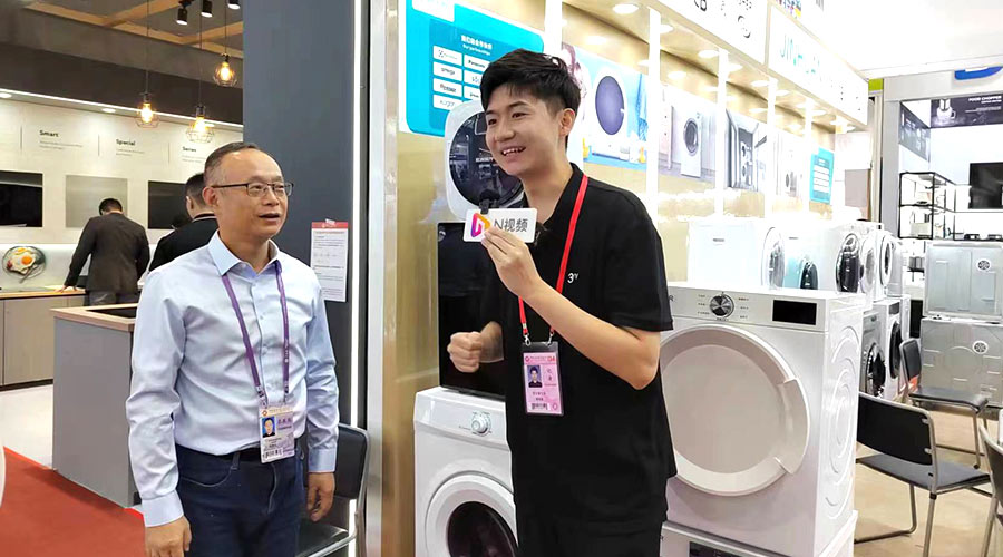 廣交會熱點！央視、新華網等媒體聚焦金環電器滾筒干衣機